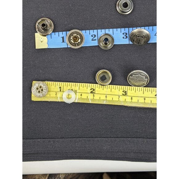 Vintage Mixed Lot Harley Davidson Buttons Snaps - Picture 9 of 9